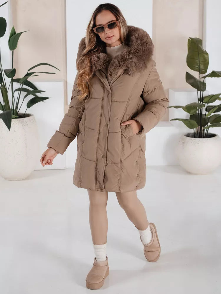 Moteriška žieminė rusva striukė Niki