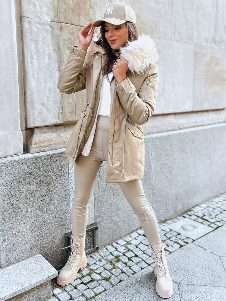 Rusva moteriška striukė Garnit