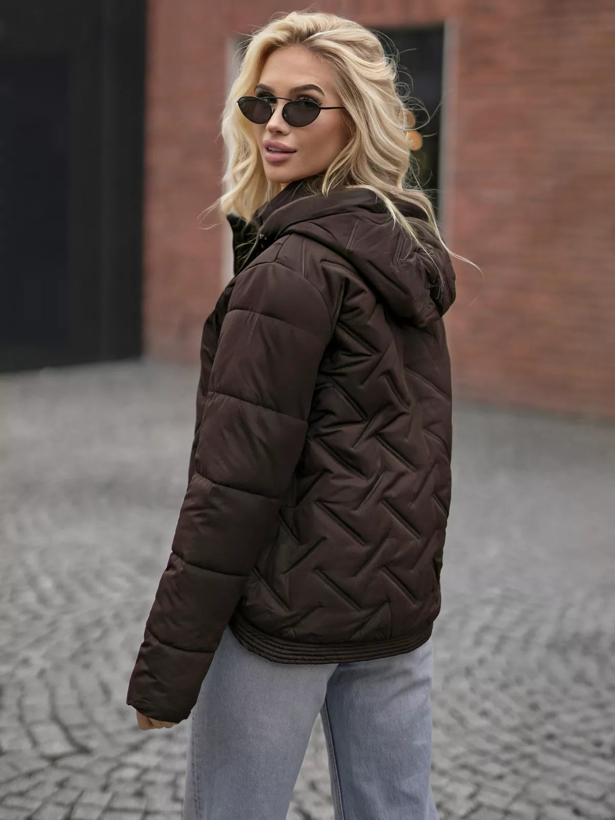 Moteriška rudos spalvos striukė Erlin