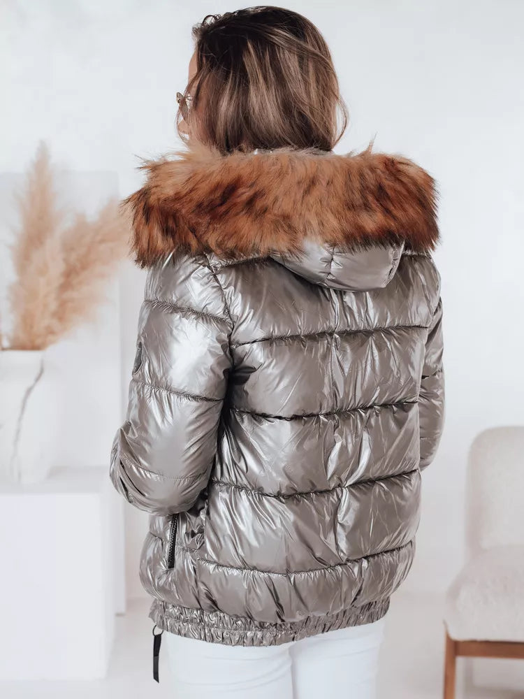 Moteriška blizgi pilka striukė Melani