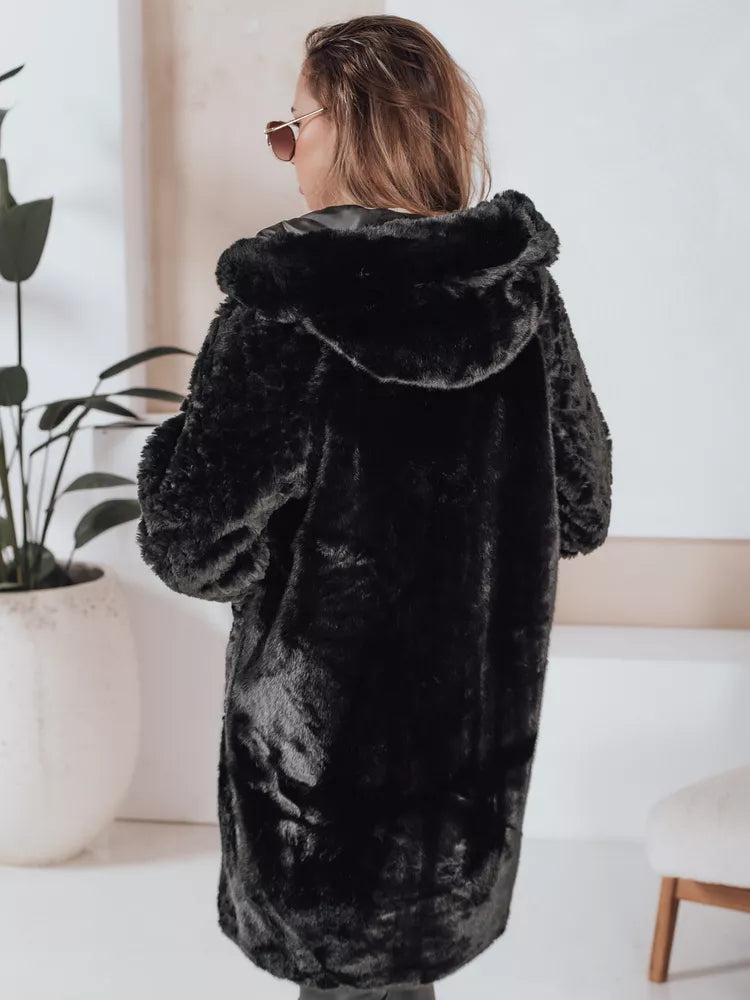 Moteriškas juodas paltas Modi