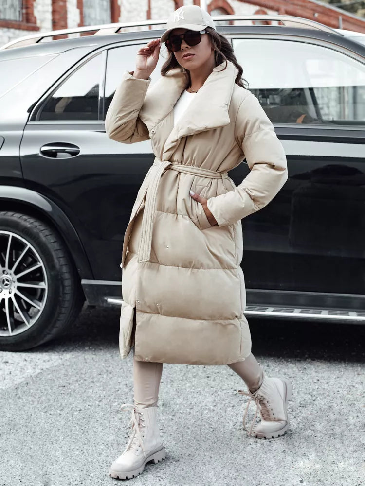 Moteriška rusva dygsniuota striukė Favi