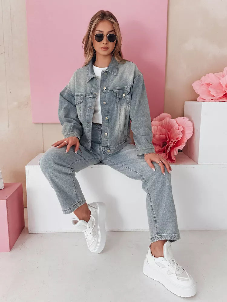 Moteriški mėlyni džinsai Viden