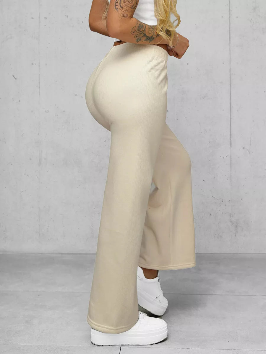 Moteriškos rusvos spalvos kelnės Vestin