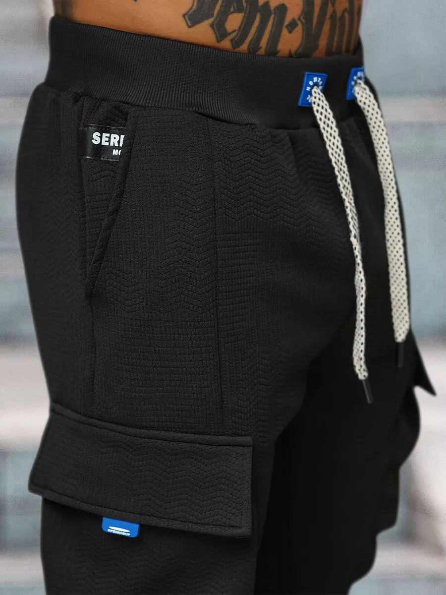 Vyriškos juodos sportinės kelnės Bost