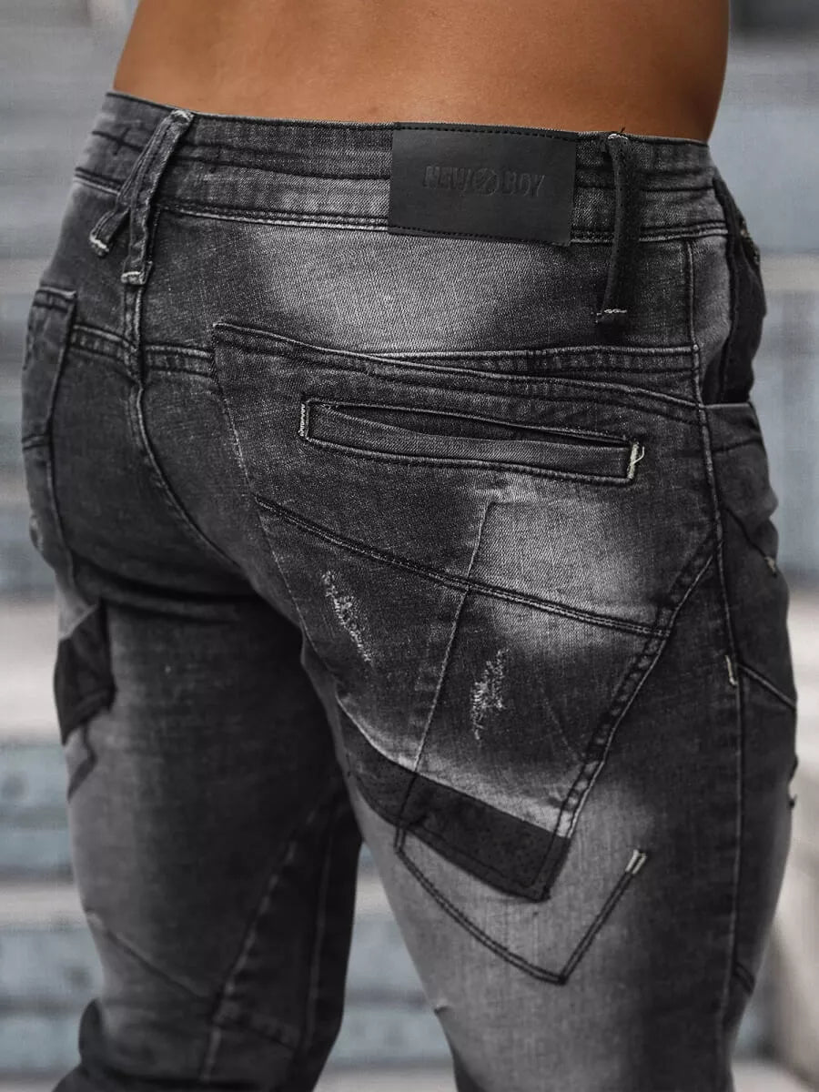 Vyriški juodi džinsai Everton