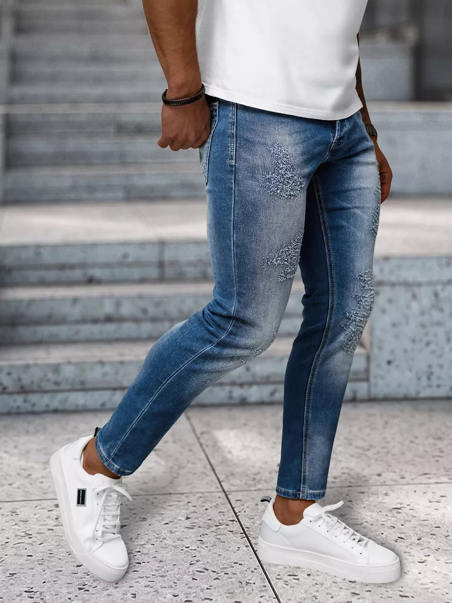 Vyriški mėlyni džinsai Monter