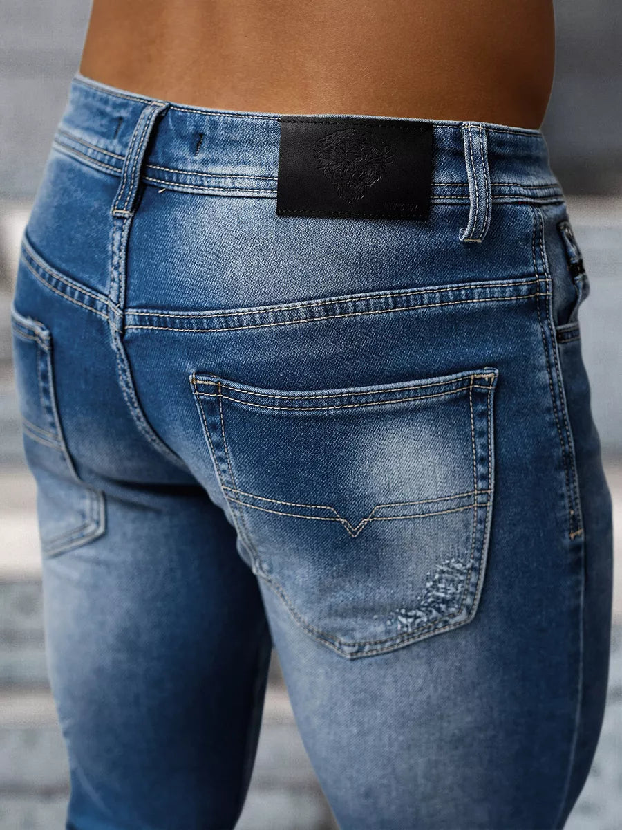 Vyriški mėlyni džinsai Monter