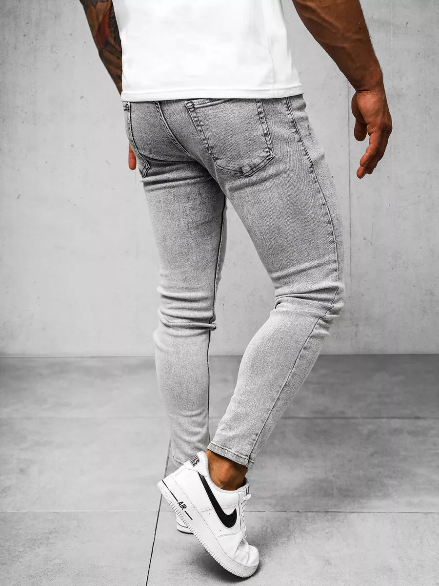 Vyriški pilki džinsai Lesin