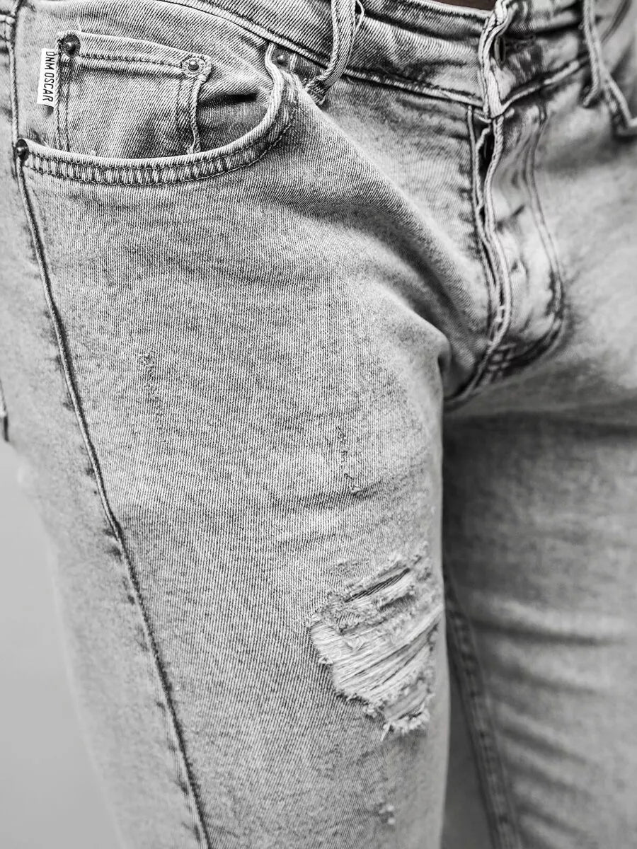 Vyriški pilki džinsai Lesin