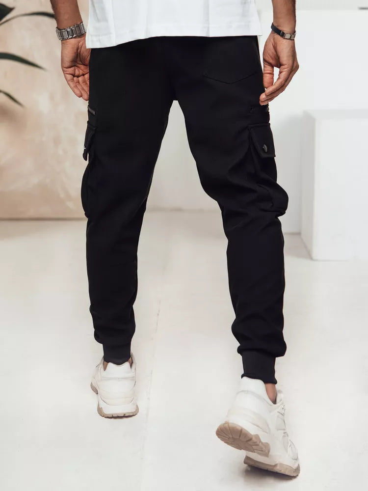 Vyriškos juodos kelnės Rosko