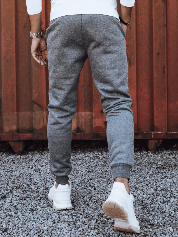 Vyriškos tamsiai pilkos laisvalaikio kelnės Army