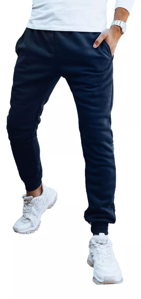 Vyriškos tamsiai mėlynos laisvalaikio kelnės Anti