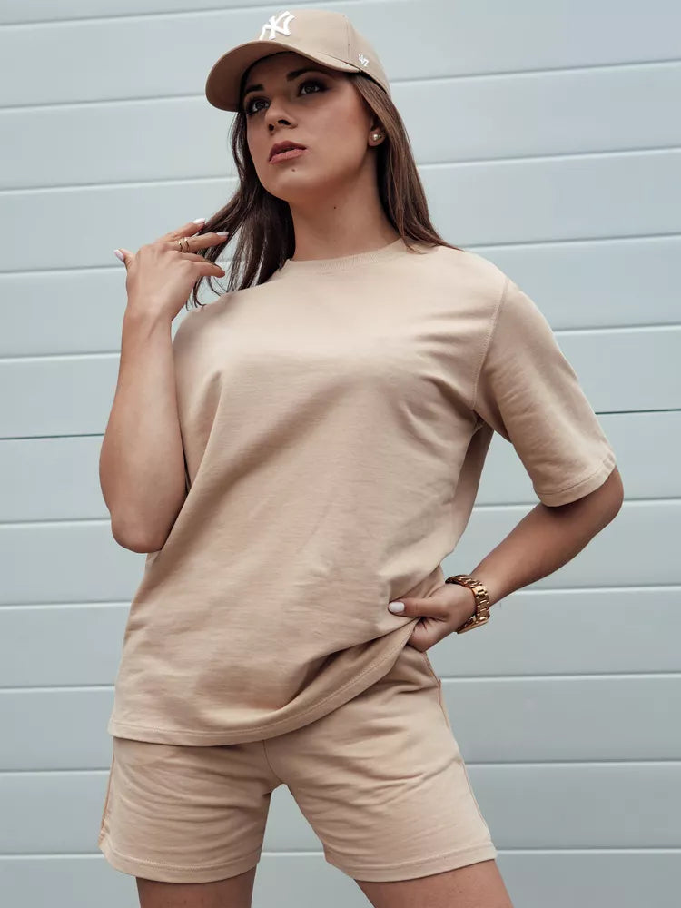 Moteriški rusvi spalvos marškinėliai Silvi