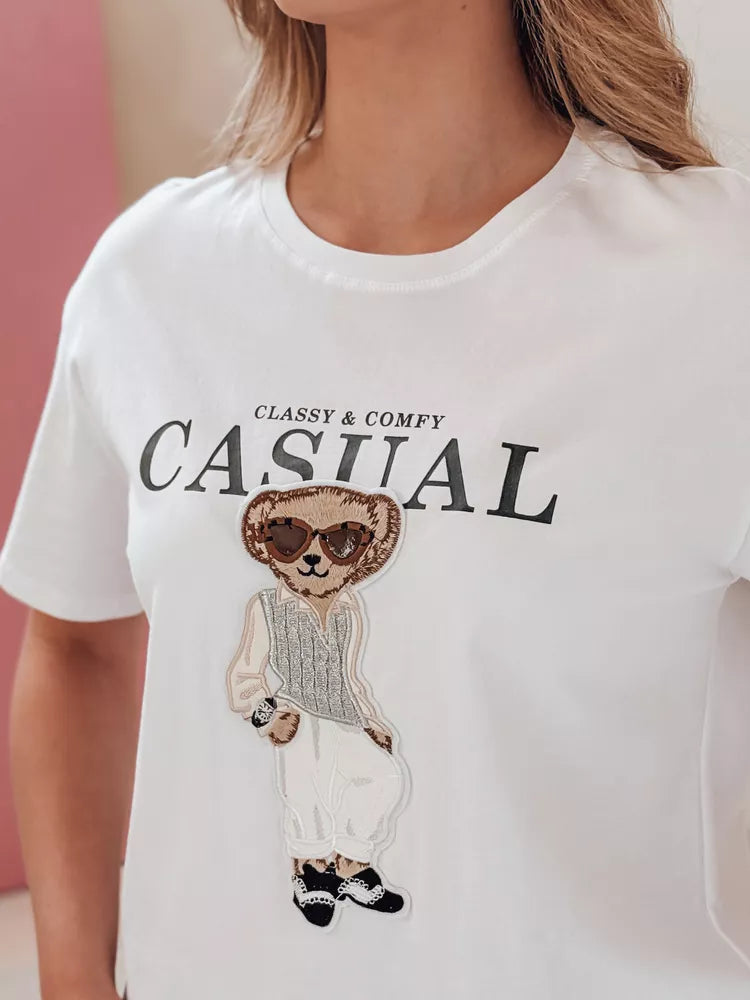 Moteriški juodi marškinėliai Classy