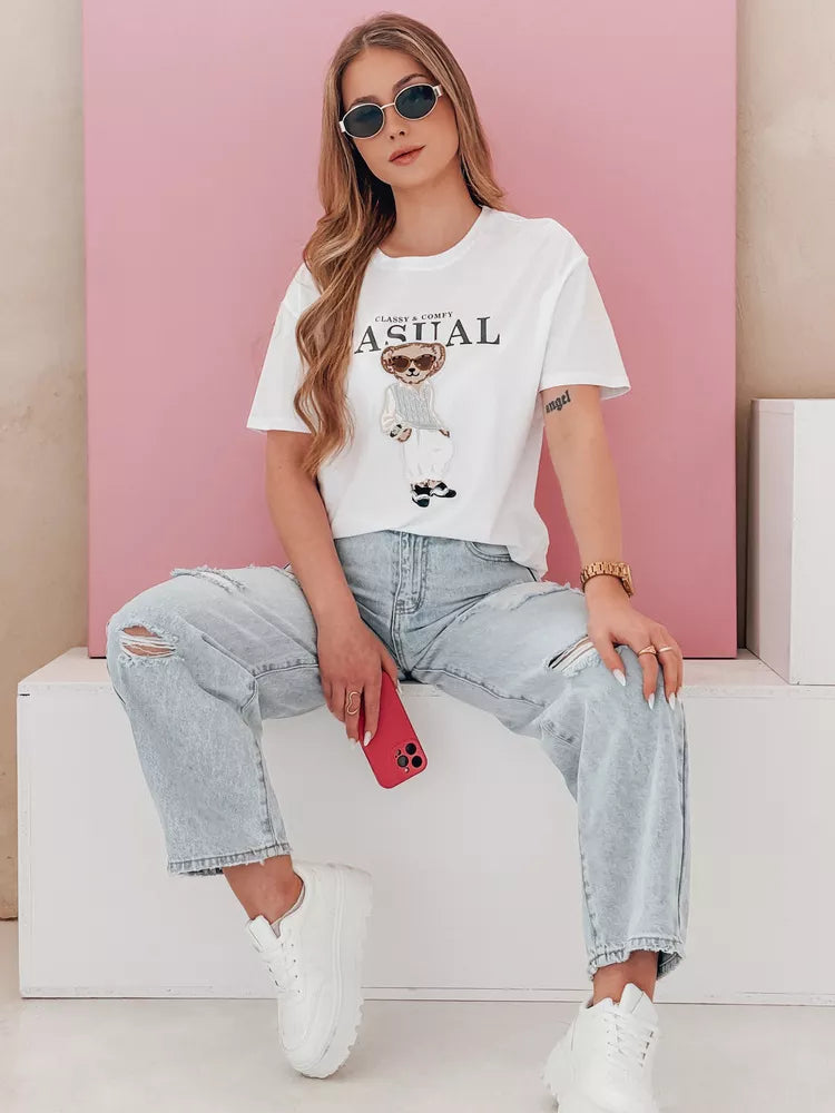 Moteriški juodi marškinėliai Classy