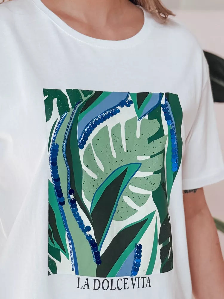 Moteriški balti marškinėliai Mumba