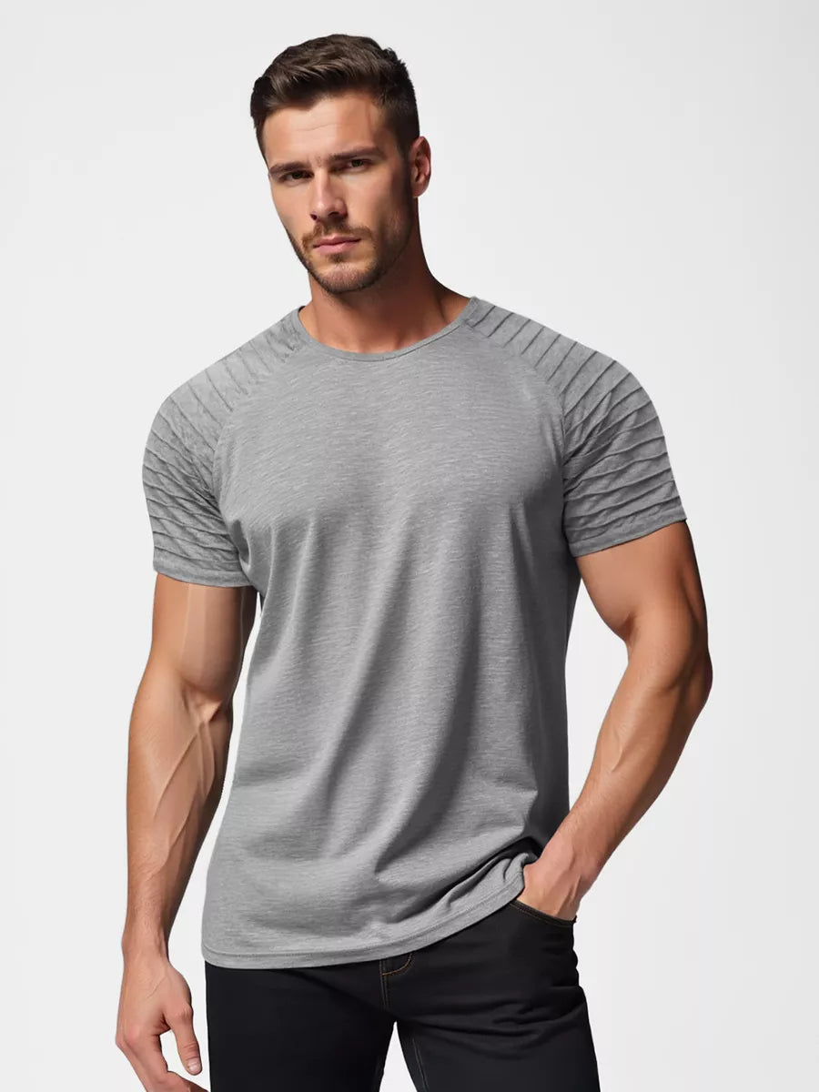 Pilki vyriški marškinėliai Rezer