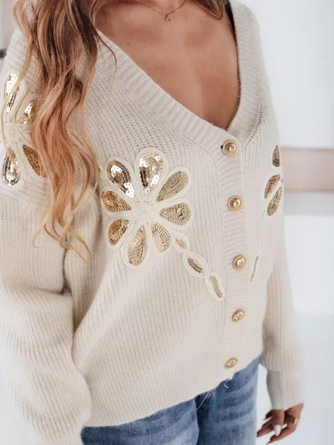 Moteriškas baltas megztinis Kerinda