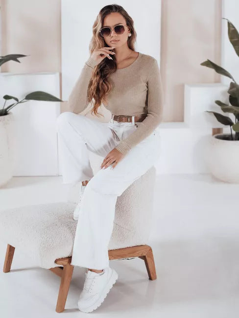 Moteriškas rusvas megztinis Gino