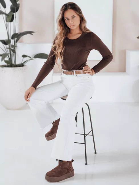 Moteriškas rudas megztinis Gino