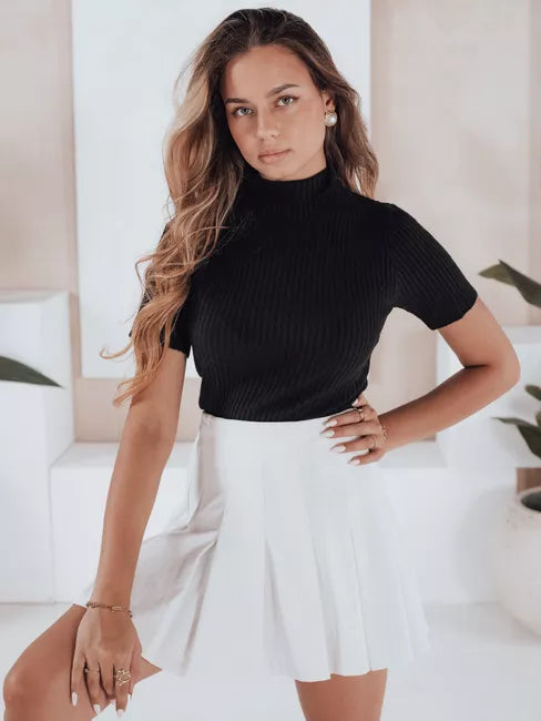 Moteriškas juodas megztinis Bela