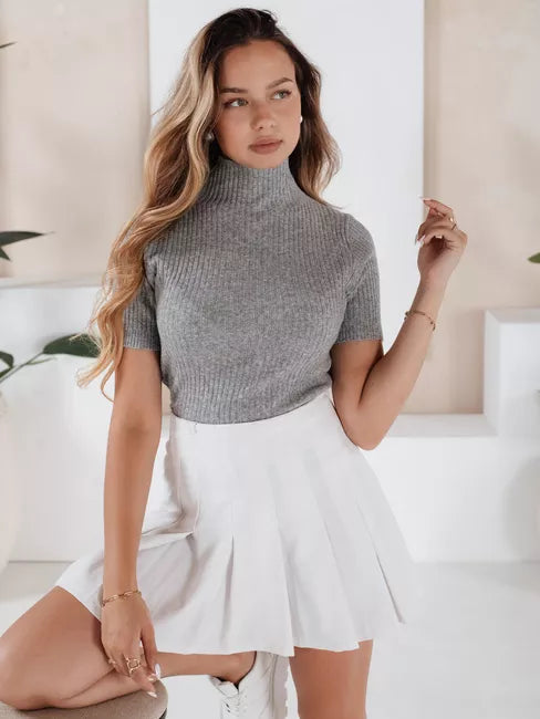 Moteriškas pilkas megztinis Bela