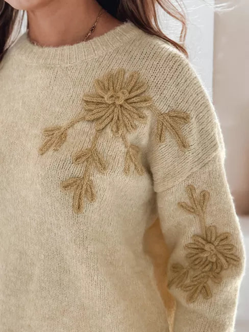 Moteriškas rusvas megztinis Daga