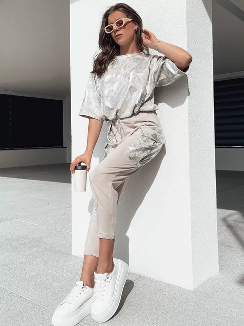 Moteriškas rusvas komplektas Birweki