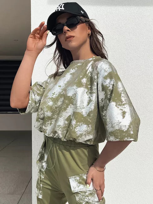 Moteriškas chaki komplektas Birweki