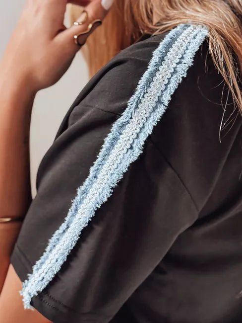 Moteriškas juodas sportinis komplektas Sport Like