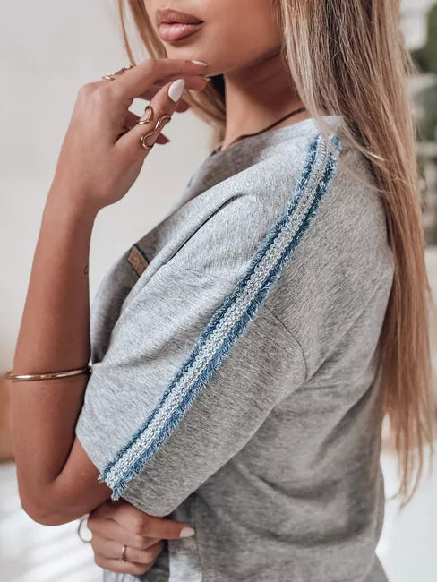 Moteriškas pilkas sportinis komplektas Sport Like