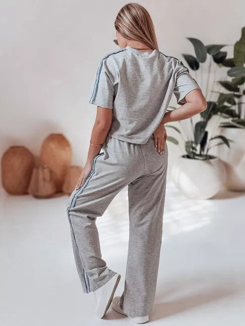 Moteriškas pilkas sportinis komplektas Sport Like