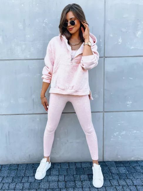 Trijų dalių moteriškas rožinis komplektas Kemy