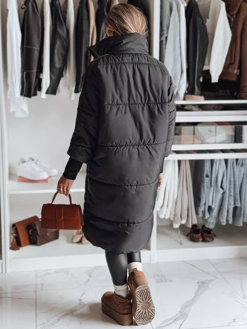 Moteriška oversize juoda striukė Gala