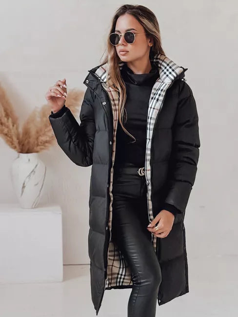 Moteriška žieminė juodos spalvos striukė Bren