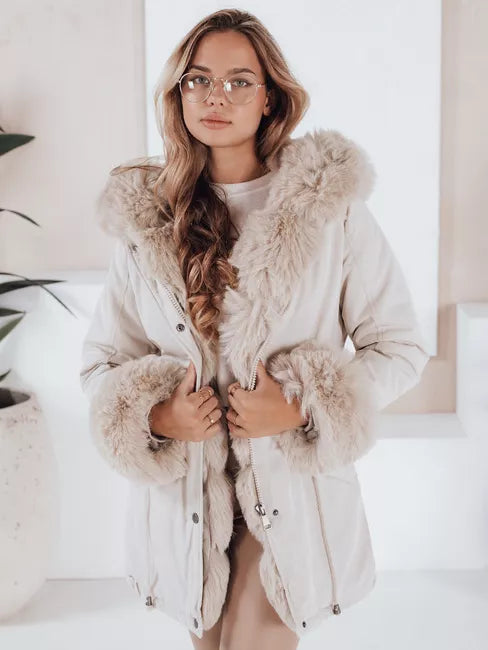 Moteriška balta striukė Gibon