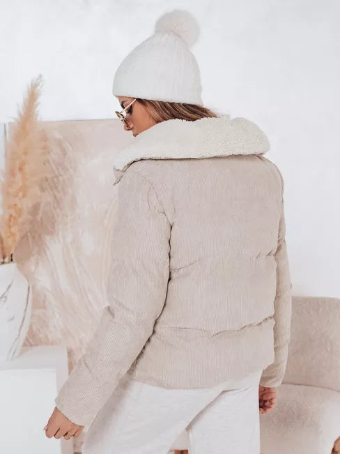 Moteriška žieminė rusva striukė Trendy