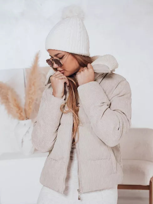 Moteriška žieminė rusva striukė Trendy