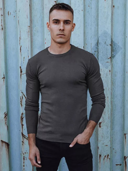 Vyriškas tamsiai mėlynas megtinis Mika