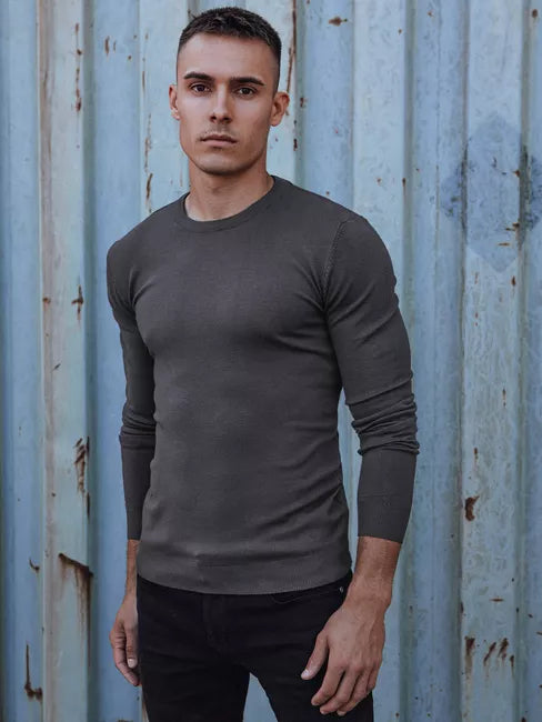 Vyriškas tamsiai mėlynas megtinis Mika