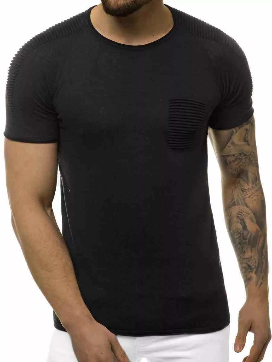 Akcija: Vyriški juodos spalvos marškinėliai Demo