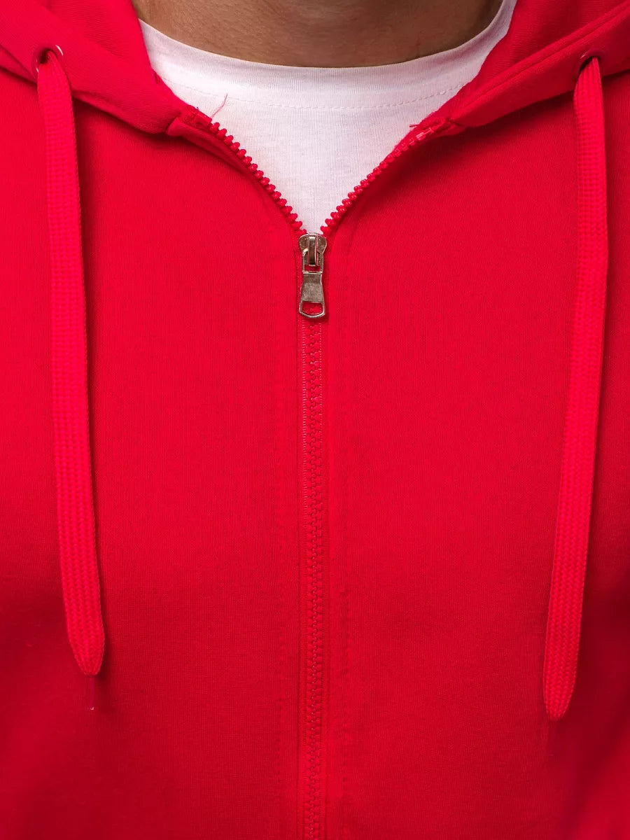 Raudonos spalvos džemperis Lore