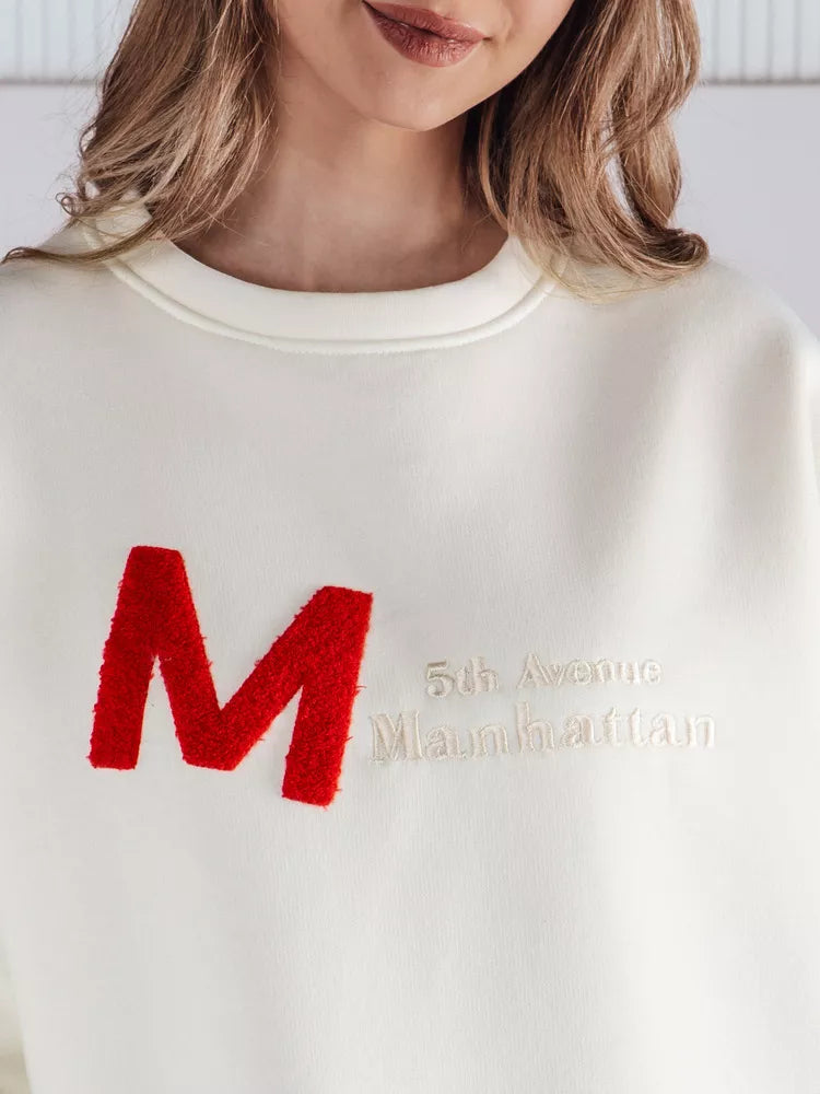 Moteriškas  baltas džemperis Aven