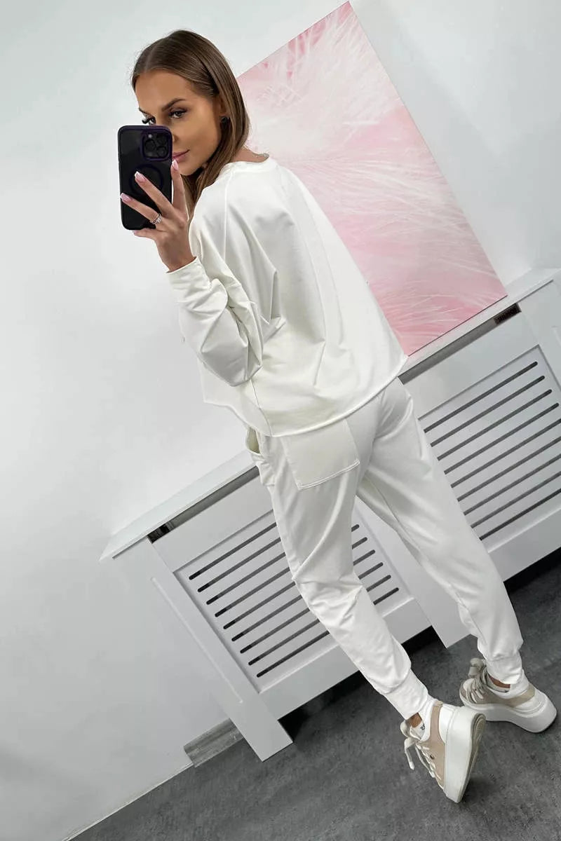 Moteriškas baltas komplektas Evoli