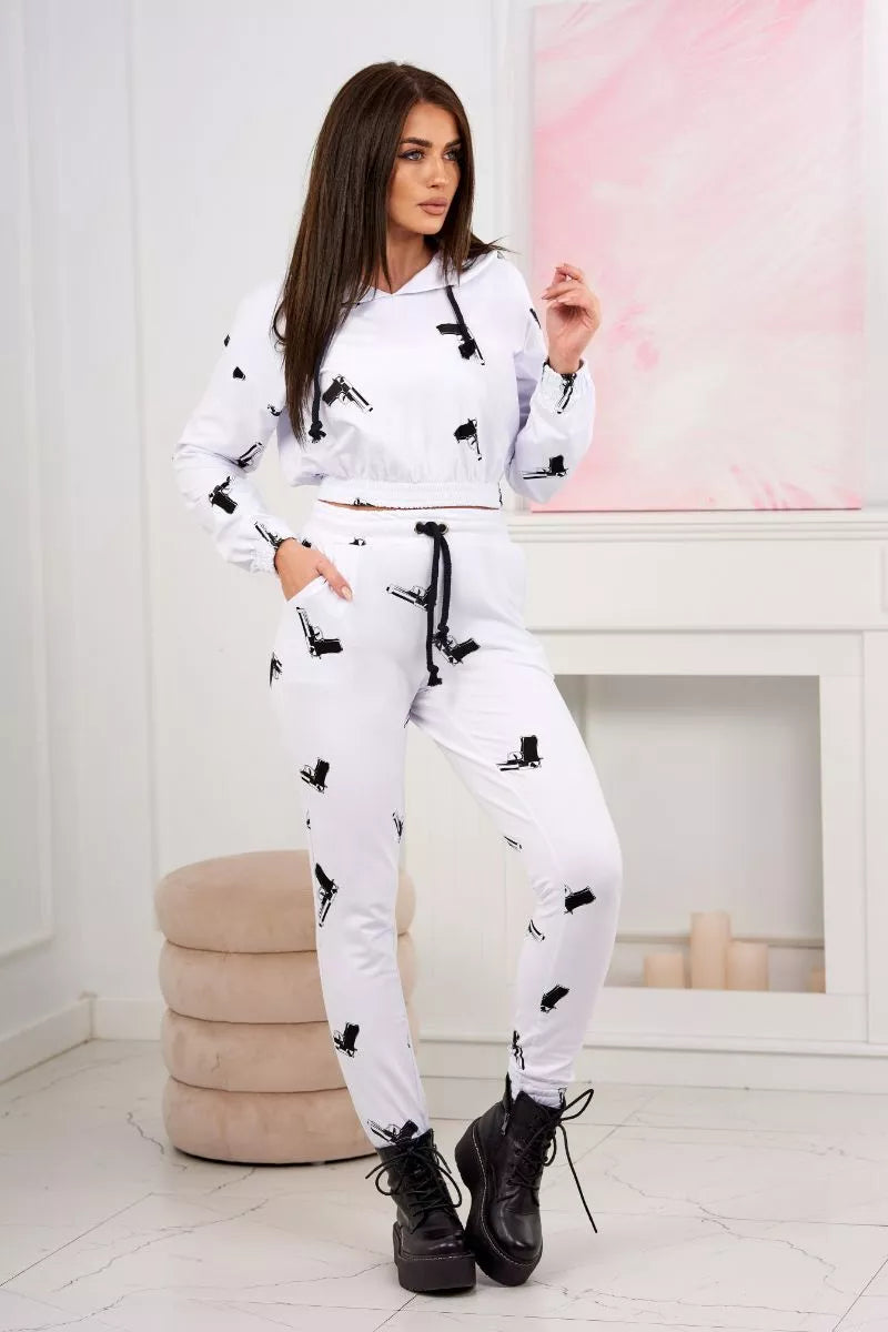 Moteriškas baltas komplektas Nervous