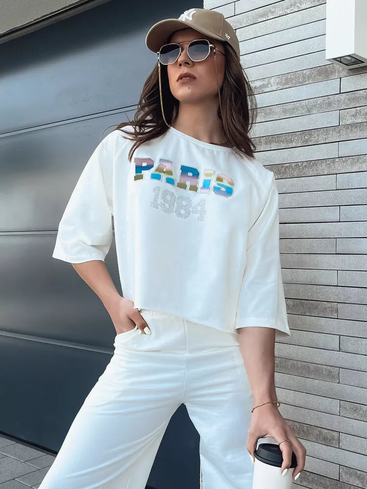 Moteriškas baltas komplektas Rosin