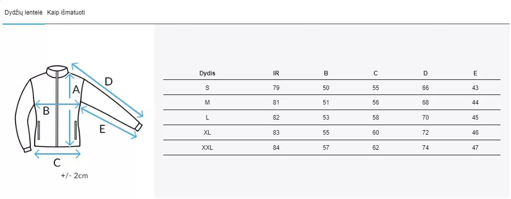 Moteriška juoda striukė Spare