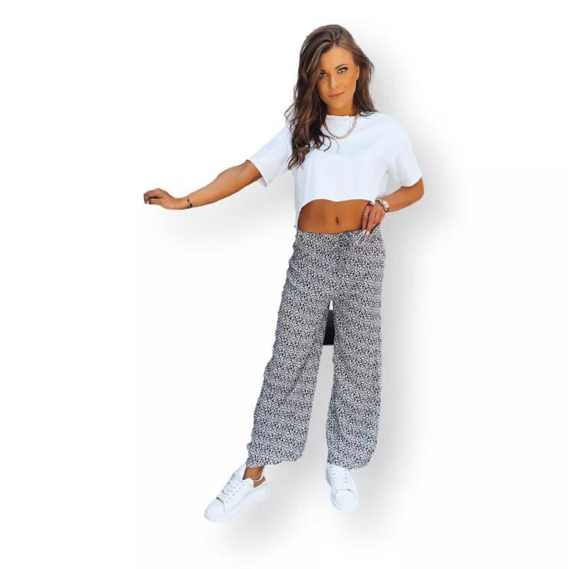 Moteriškos kelnės juodos Step