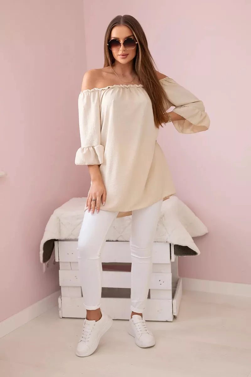 Moteriška smėlinės spalvos  palaidinė Lisa